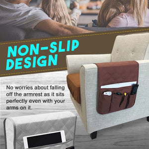 Non-Slip Sofa Couch Armrest Organizer