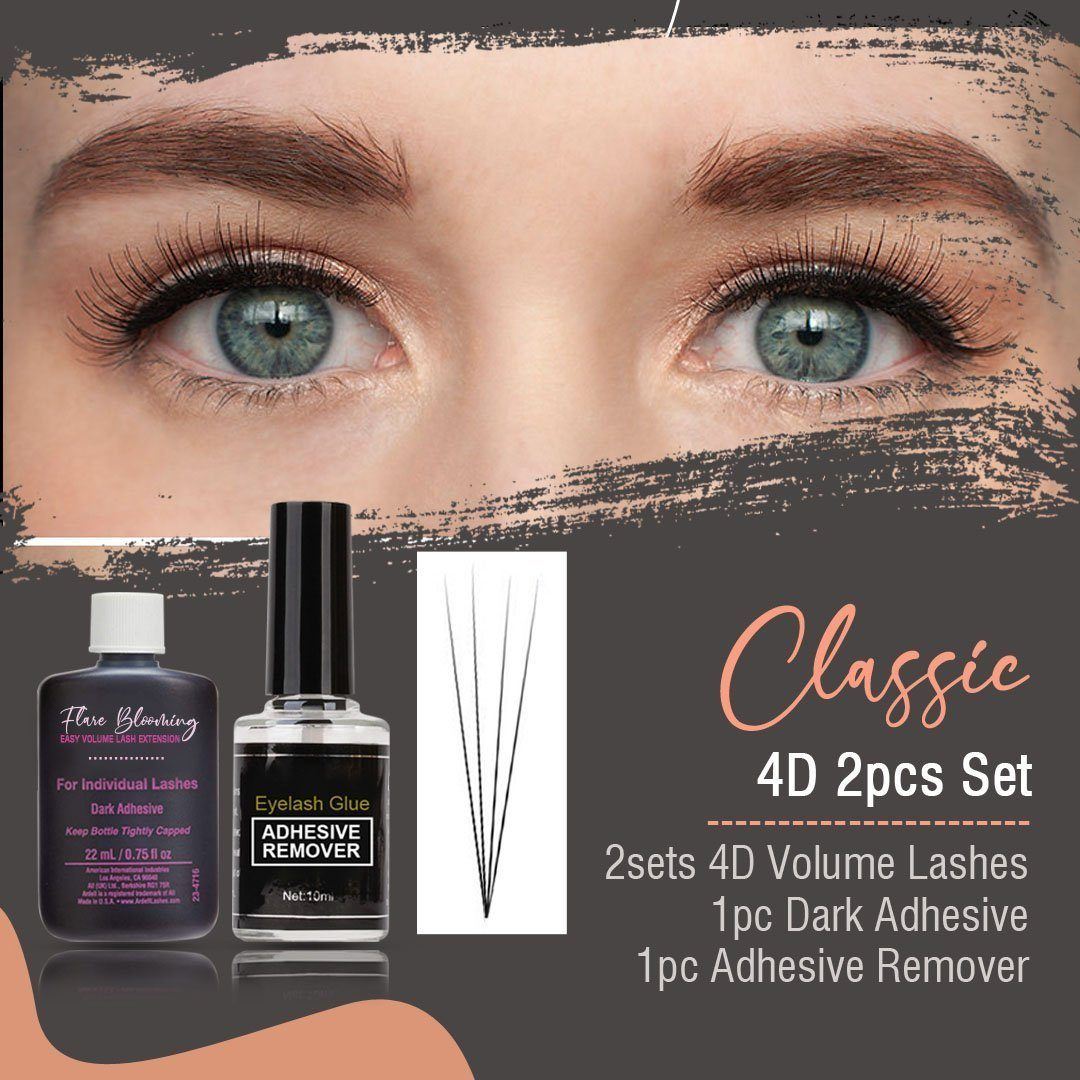 Flare Blooming Easy Volume Lash Extensions (Free Glue & Remover)(40% OFF for 2pcs)