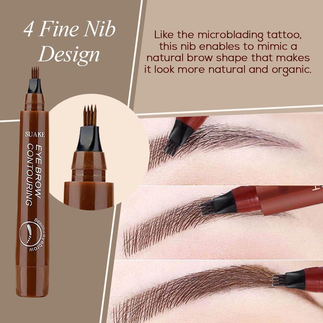 Natural 3-Tip Tattoo Eyebrow Pen - 💎 Limited Time 60% Discount 💎