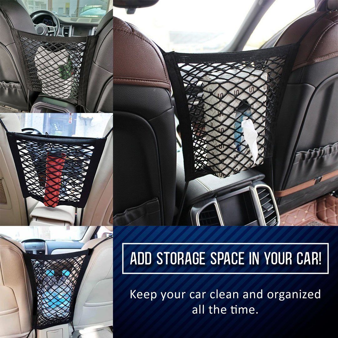 Car Seat Storage Mesh Organizer