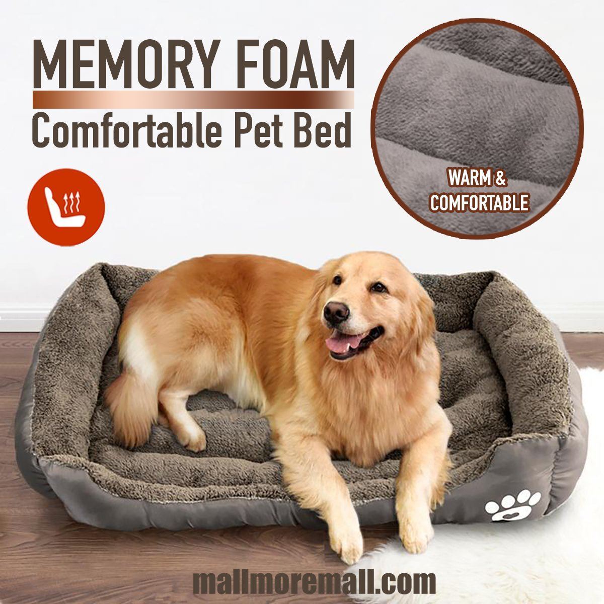 Memory Foam Comfortable Pet Bed