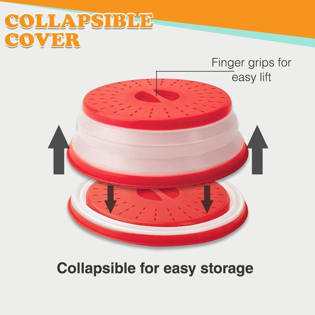 Collapsible Microwave Plate Cover