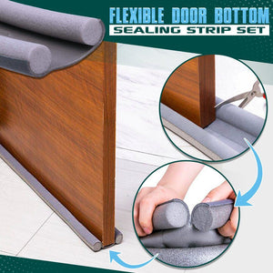 Flexible Door Bottom Sealing Strip Set
