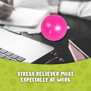 Fluorescent Sticky Stress Reliever Balls