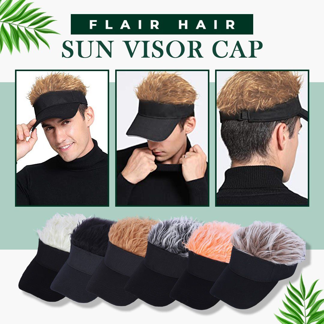 Flair Hair Sun Visor Cap