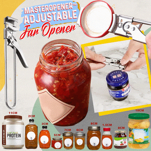 MasterOpener™ Adjustable Jar & Bottle Opener