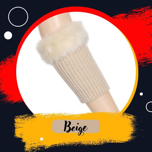 Faux Fur knitted Boot Cuff