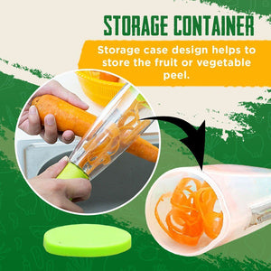 Multi-functional Storage Peeler With A Container