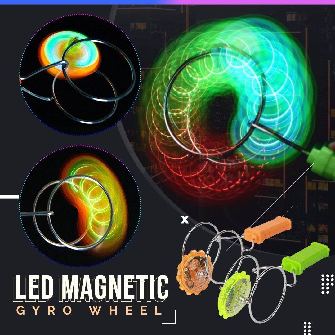 LED Magnetic Gyro Wheel