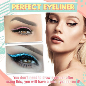 Perfect Glitter Reusable Eyeliner Sticker