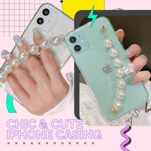 Fashion Pearl Chain Phone Case For iPhone