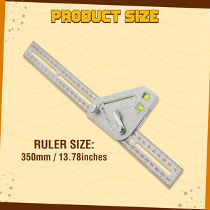 Multifunctional Woodworking Triangle Ruler