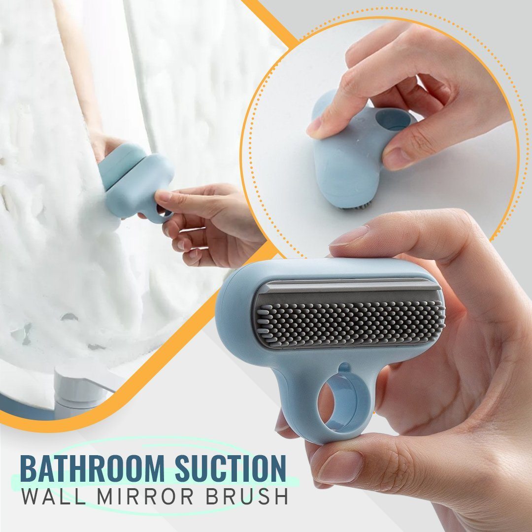 Bathroom Suction Wall Mirror Brush