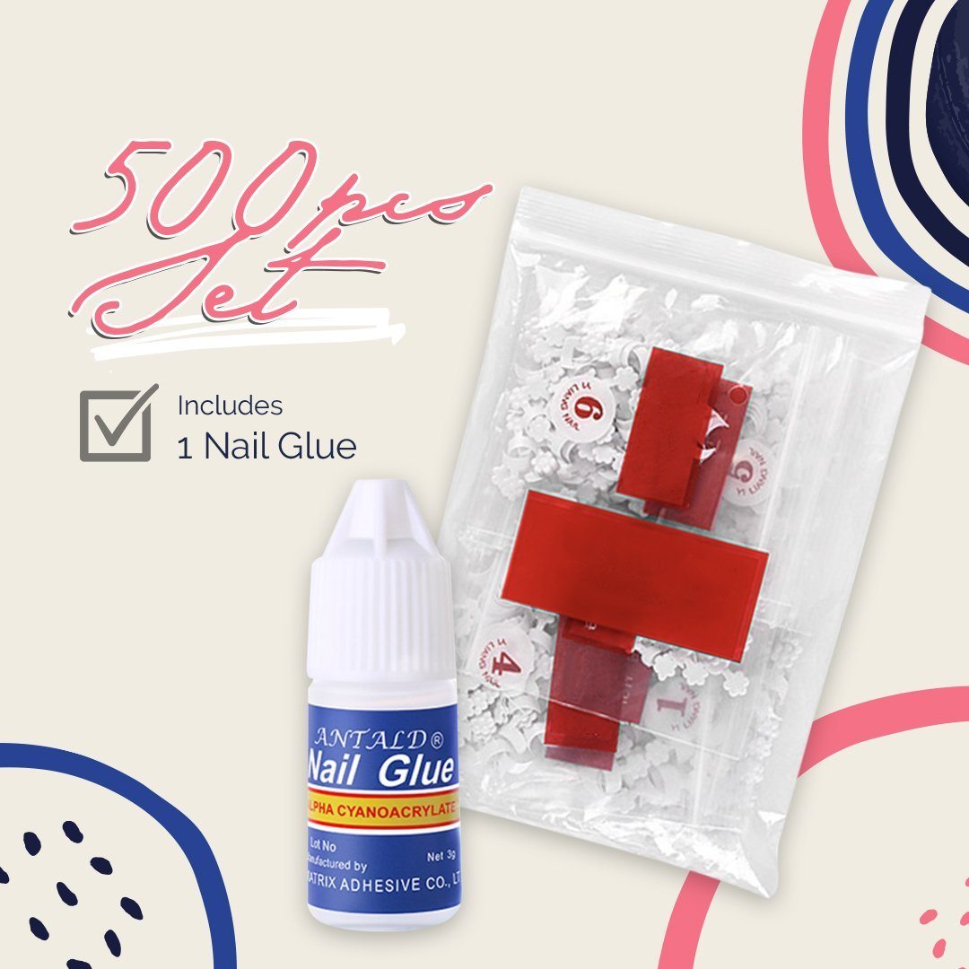 French Nail Tip Extension 500pcs Set💅