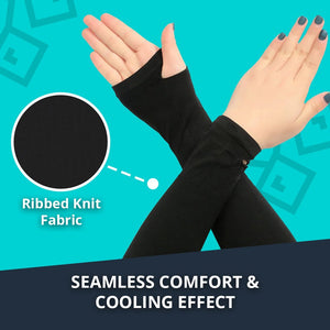 UV Protection Ice Silk Arm Sleeves -6 pairs set