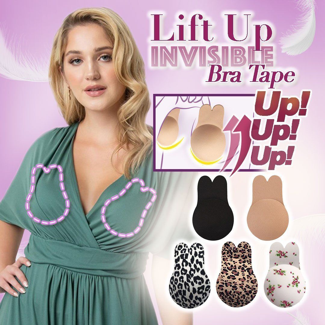 Invisible & Reusable Lift Up Bra Tape - 2 Pair
