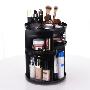 Premium 360¬∞ Rotating Makeup Organizer
