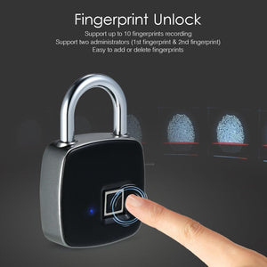 Z-ONE Anti-Theft Keyless Fingerprint Padlock