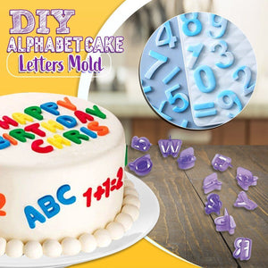 DIY Alphabet  Cake Letters Mold